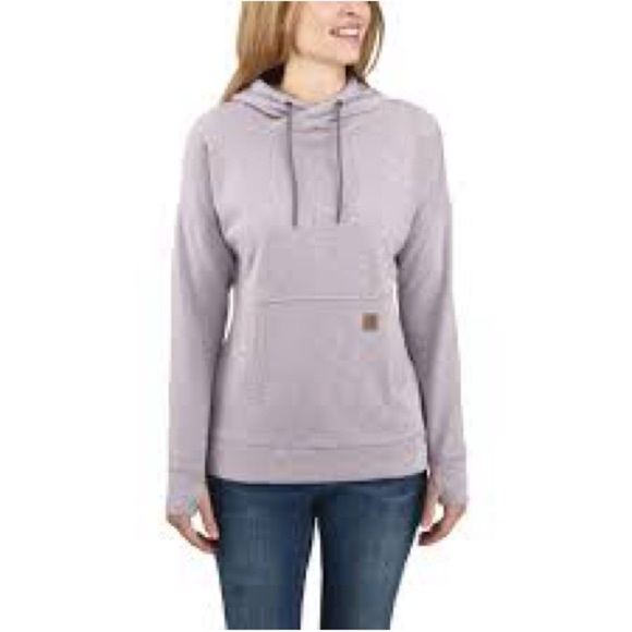 Carhartt Tops - Newberry Hoodie | Carhartt Reworked oyster light purple thumb holes size XL